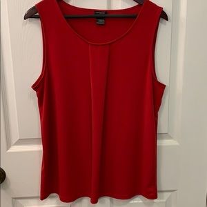 Ann Taylor bright red tank size large